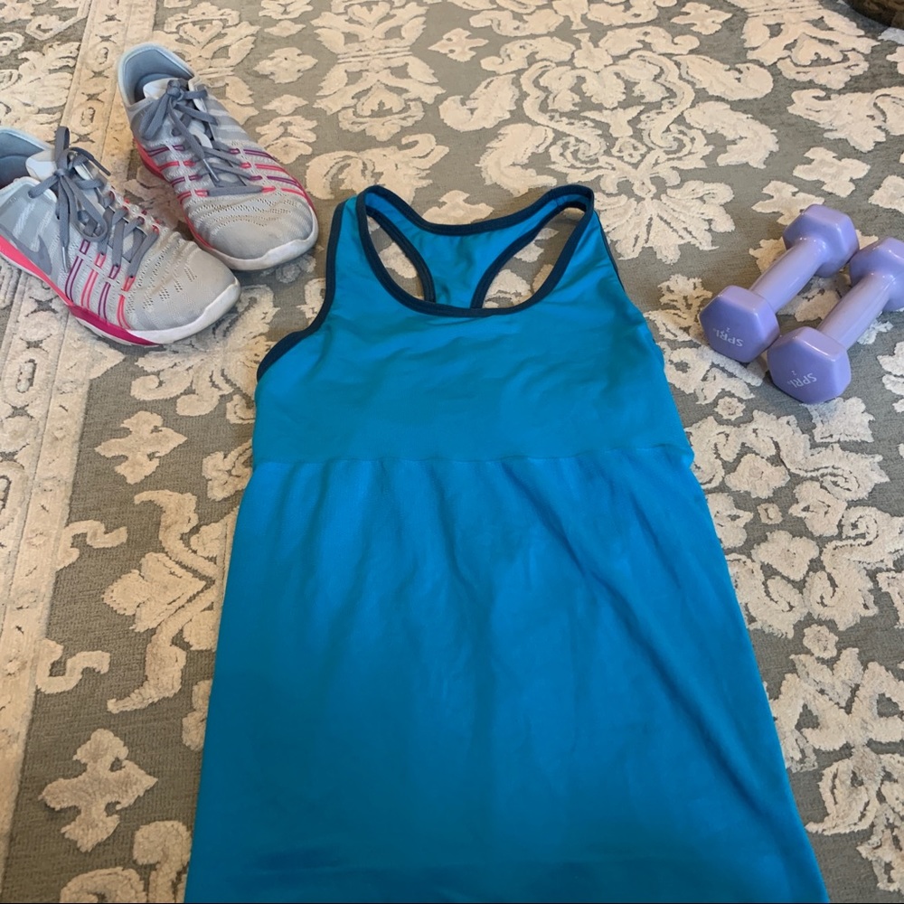 Patagonia blue workout top
